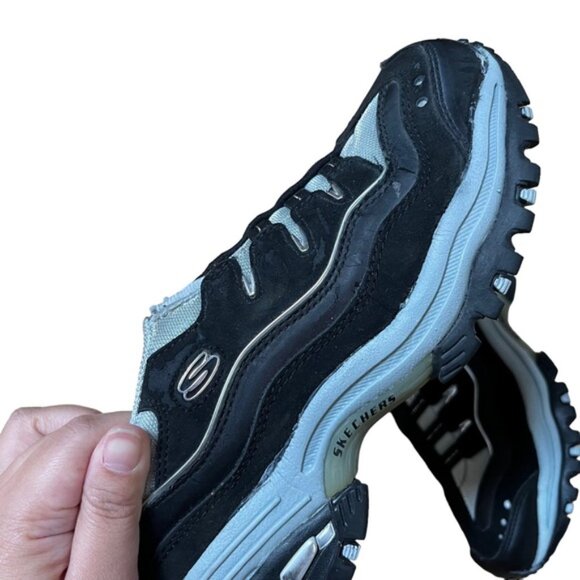 Skechers Sports Black Shoes Size 8 - Picture 5 of 8